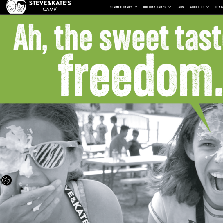 Steve & Kate’s Camp — Ajustes de UI, JS y frontend